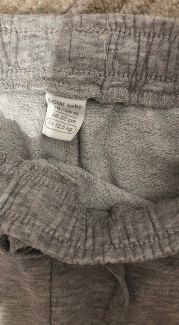 Gri Erkek Çocuk Pamuklu Rahat Eşofman - Görsel 3