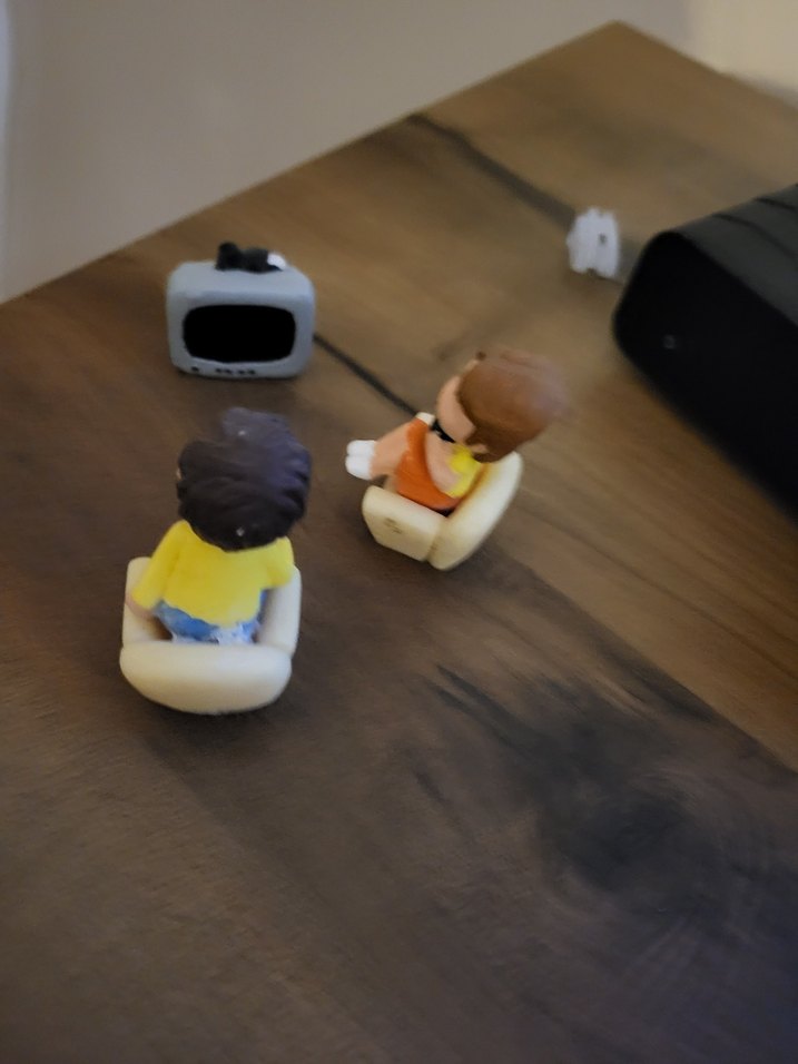 Kahverengi ve Gri Mini Figür Seti - Görsel 3