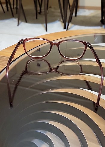 Klasik Şeffaf Kahverengi Kız Çocuk Gözlüğü - Görsel 3