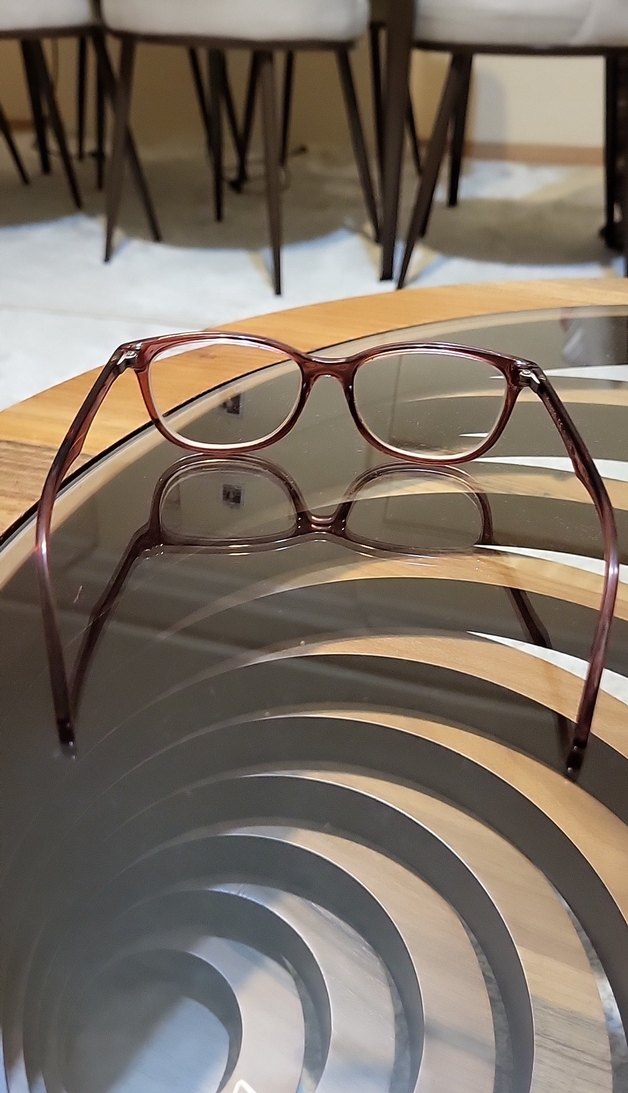 Klasik Şeffaf Kahverengi Kız Çocuk Gözlüğü - Görsel 3