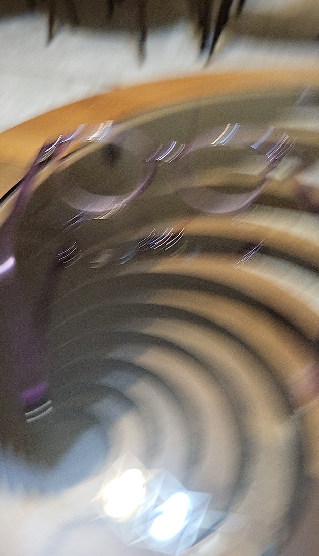 Şeffaf Mor kız çocuk gözlüğü - Görsel 4