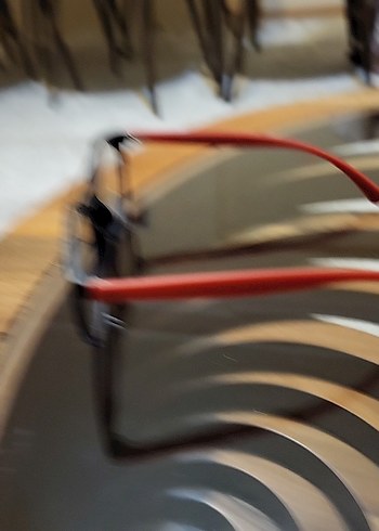 Kırmızı Elastik Klasik  Erkek Gözlüğü - Görsel 2