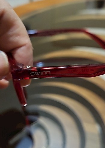 Klasik Kırmızı Kız Çocuk  Gözlüğü - Görsel 2