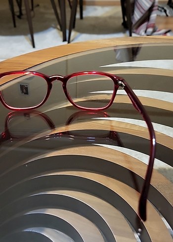 Klasik Kırmızı Kız Çocuk  Gözlüğü - Görsel 4