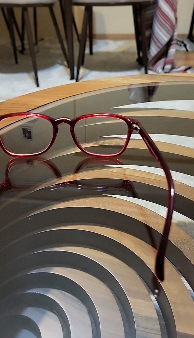 Klasik Kırmızı Kız Çocuk  Gözlüğü - Görsel 4