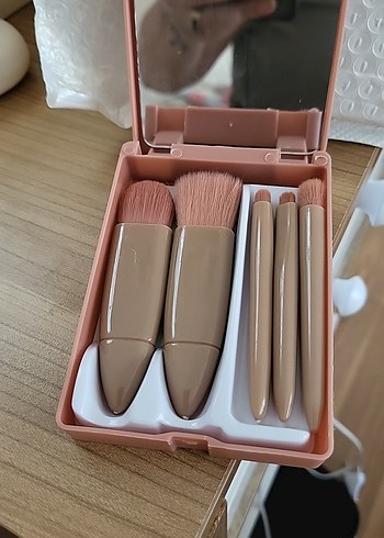Pastel Bej Makyaj Fırça Seti