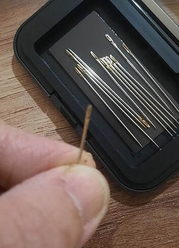 Manyetik iğne kutusu ve ucu açık iğne - Görsel 2