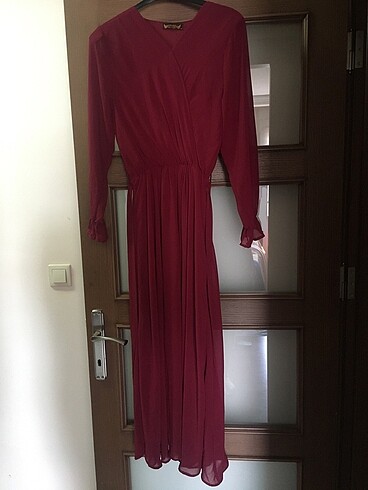 Bordo elbise