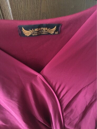 44 Beden Bordo elbise