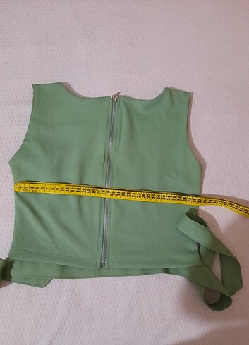 Mini üst crop bağlamalı