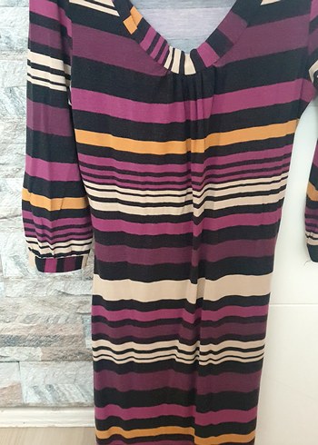 Bohem Çok Renkli Midi elbise - Görsel 5