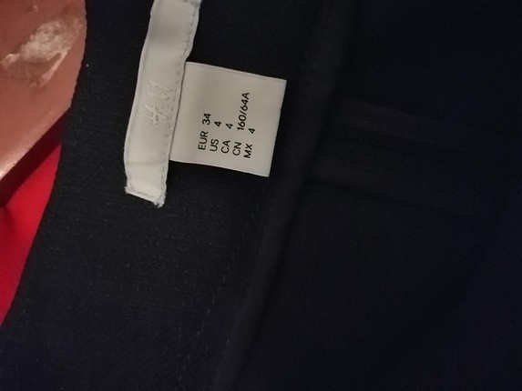 34 Beden H&M Siyah Mini Şort