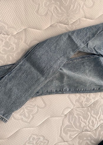 Gri Regular Fit Midi Denim Pantolon