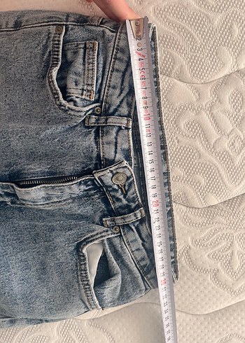 s Beden gri Renk Gri Regular Fit Midi Denim Pantolon