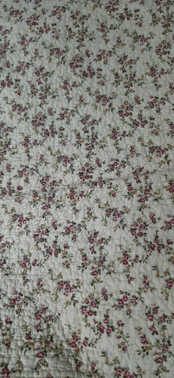 Çiçek Desenli Pastel Renk Yatak Örtüsü - Görsel 4