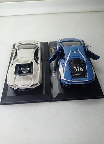  1/32 lamborgini metal araba 2 adet