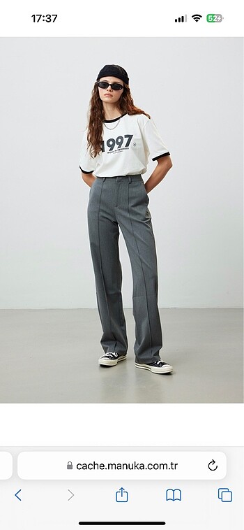 Manuka Gri Pantalon