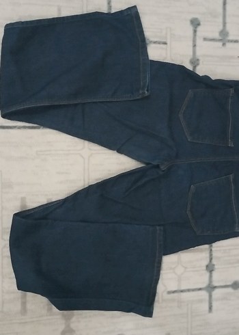 Lacivert Kadın Normal Kesim Midi Kot Pantolon - Görsel 4