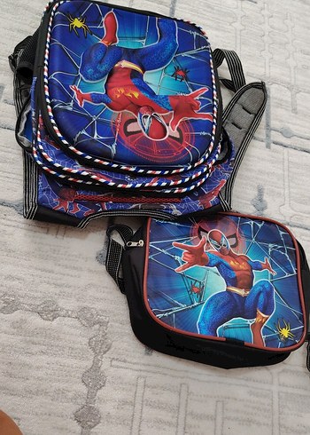 Renkli Örümcek Adam Temalı Çocuk Okul Çantası - Görsel 5