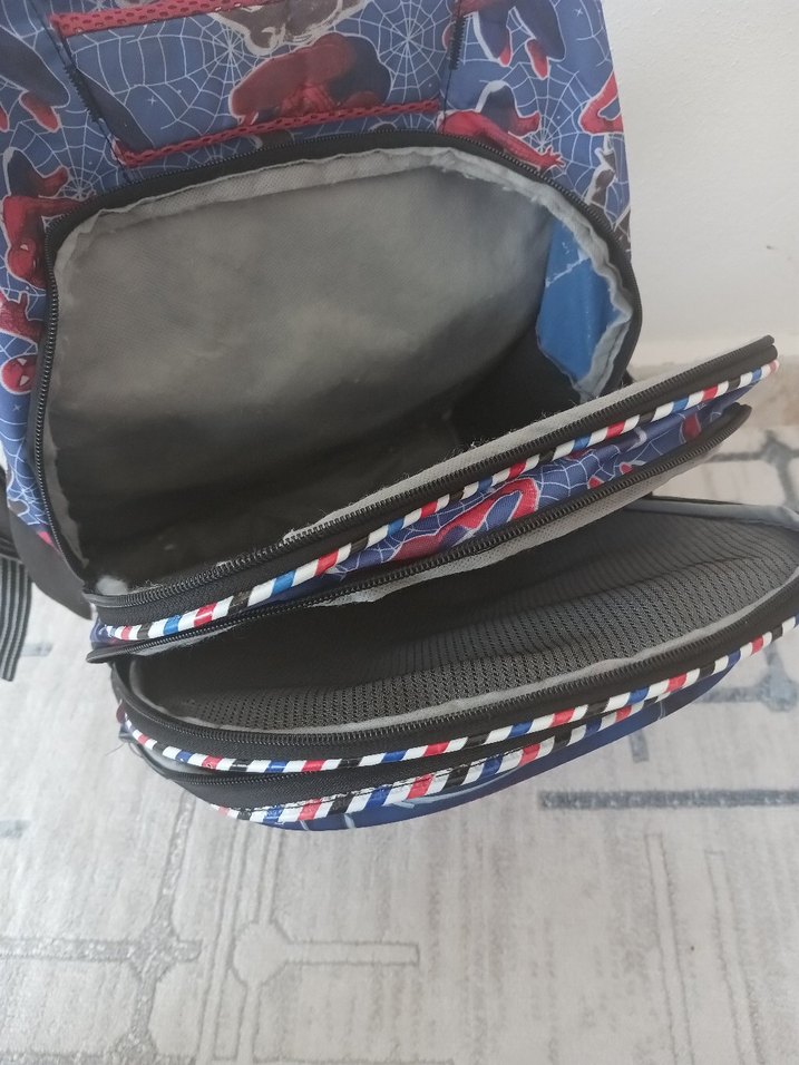 Renkli Örümcek Adam Temalı Çocuk Okul Çantası - Görsel 2