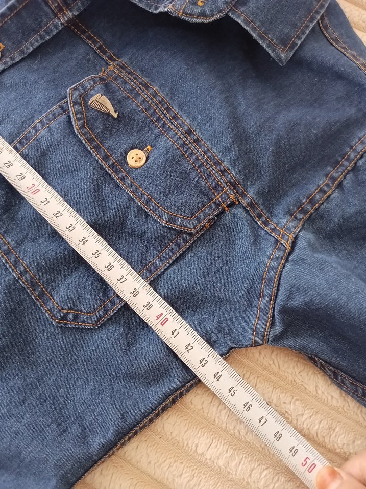 erkek çocuk İnce kot gömlek - Görsel 4