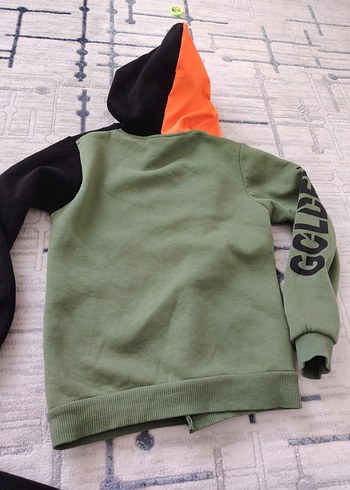 Erkek Kapüşonlu Fermuarlı Sweatshirt - Görsel 5