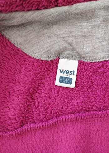 Kız Çocuk Kapüşonlu Fermuarlı Sweatshirt - Görsel 6