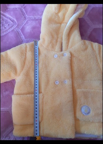 Sarı Kapüşonlu Mont - Görsel 7