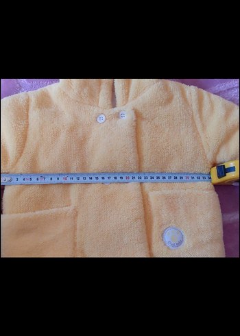 Sarı Kapüşonlu Mont - Görsel 6