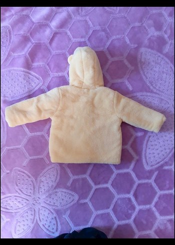 Sarı Kapüşonlu Mont - Görsel 2