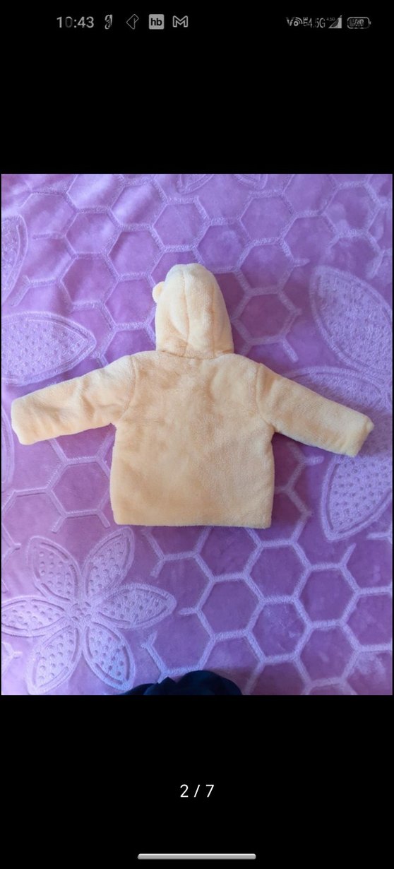 Sarı Kapüşonlu Mont - Görsel 2