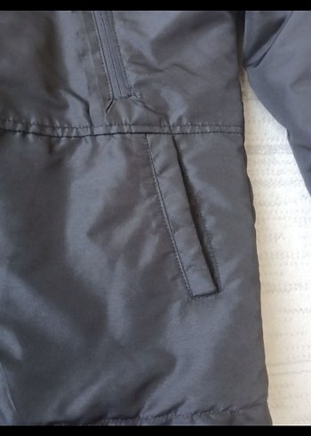 Fermuarlı Siyah Erkek Çocuk Mont - Görsel 3