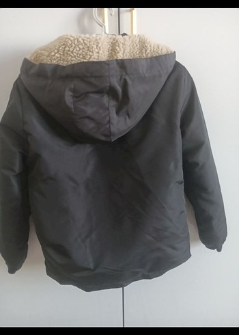 Fermuarlı Siyah Erkek Çocuk Mont - Görsel 2