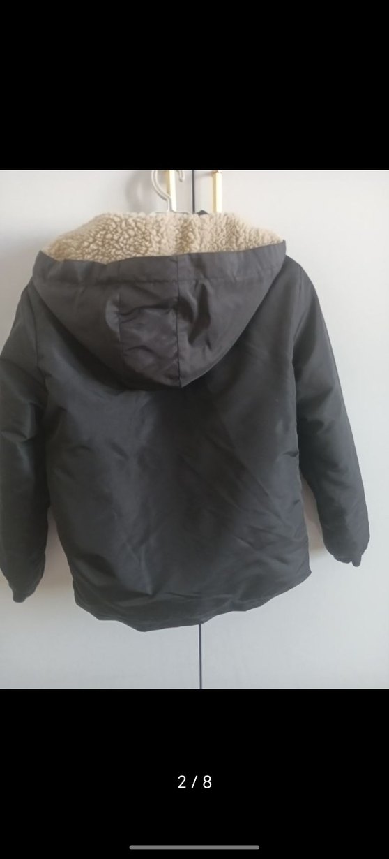 Fermuarlı Siyah Erkek Çocuk Mont - Görsel 2