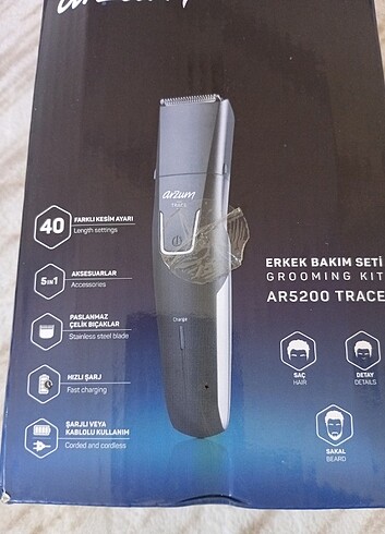 Arzum ayarlanabilir saç sakal tıraş başlığı