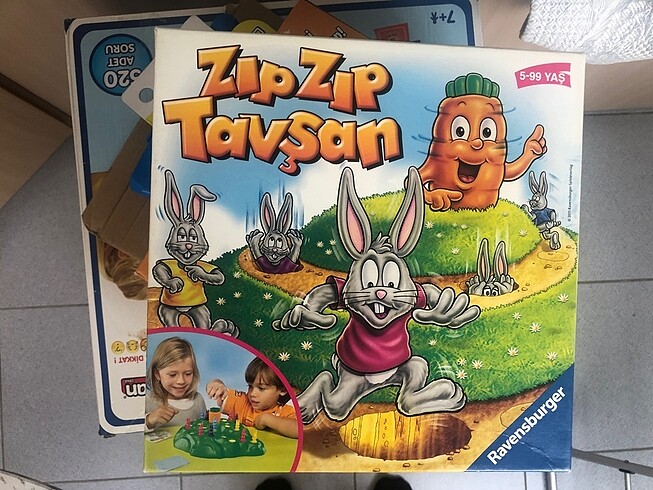 zıp zıp tavşan kutu oyunu