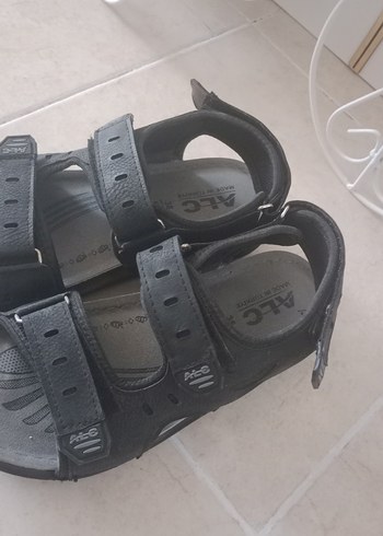 Erkek Siyah Spor Bantlı Sandalet - Görsel 3