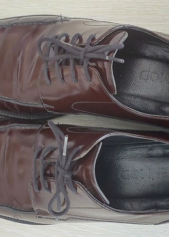 Derimod Bordo Deri Klasik Erkek Ayakkabısı - Görsel 6