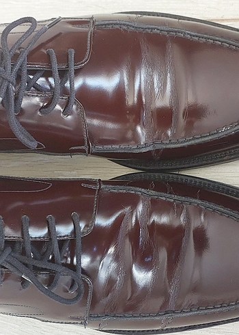 Derimod Bordo Deri Klasik Erkek Ayakkabısı - Görsel 9