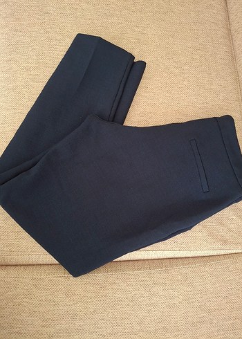 Kadın Lacivert Kumaş Pantolon - Görsel 2