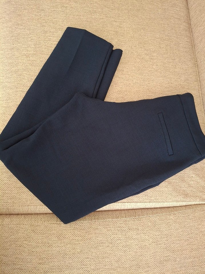 Kadın Lacivert Kumaş Pantolon - Görsel 2