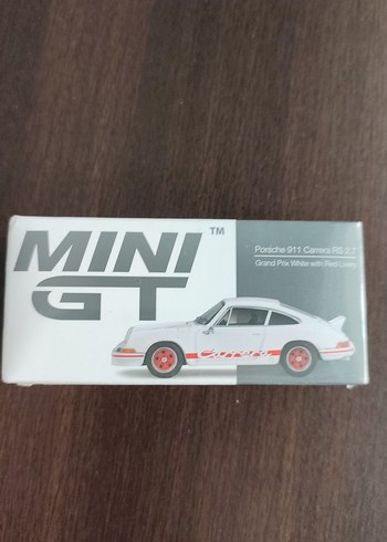 Beden Mini GT Beyaz Porsche 911 Carrera RS 2.7 Oyuncak Araba