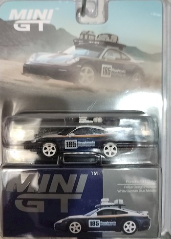 Mini GT Gri Porsche 911 Diecast Oyuncak Araba - Görsel 2