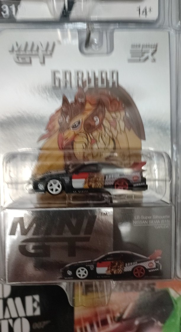 Mini GT Siyah Nissan Silvia S15 Oyuncak Araba - Görsel 3