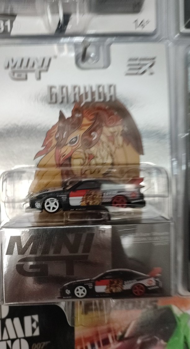 Mini GT Siyah Nissan Silvia S15 Oyuncak Araba - Görsel 4