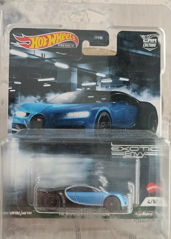  Mavi Hot Wheels Premium Metal Oyuncak Araba