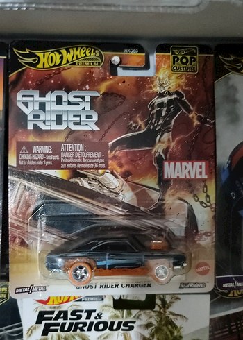 Siyah Hot Wheels Ghost Rider Oyuncak Araba - Görsel 2