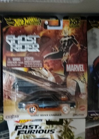 Siyah Hot Wheels Ghost Rider Oyuncak Araba - Görsel 3