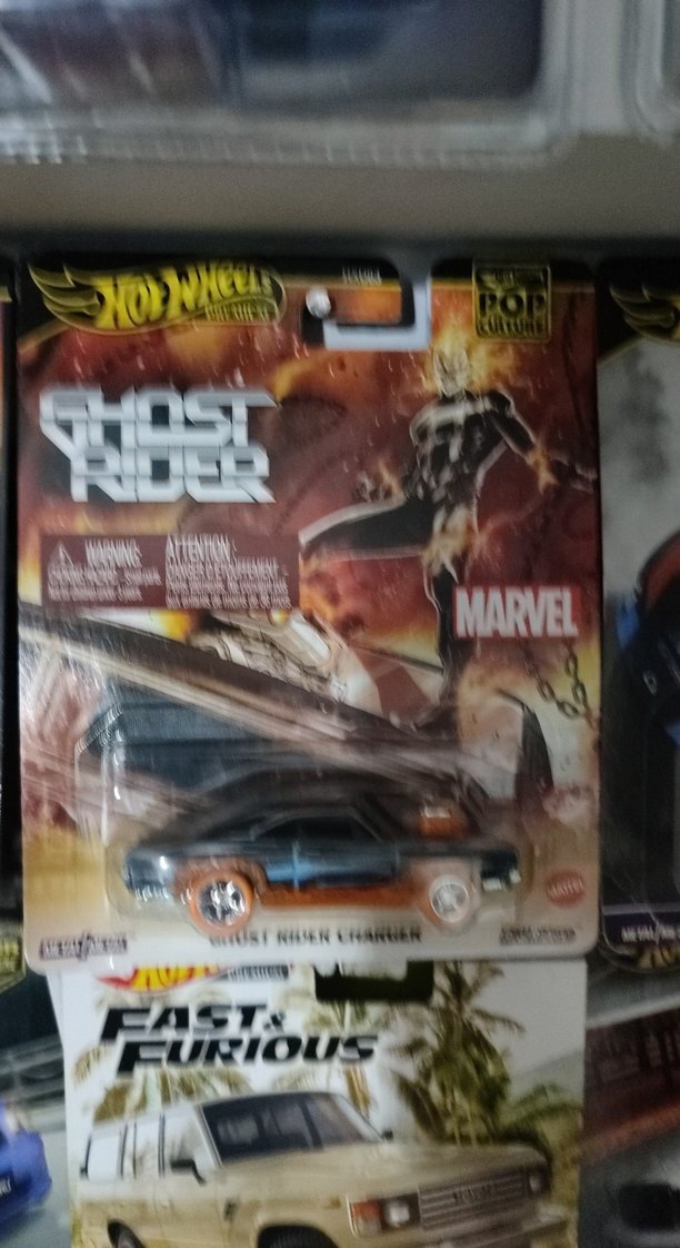 Siyah Hot Wheels Ghost Rider Oyuncak Araba - Görsel 3