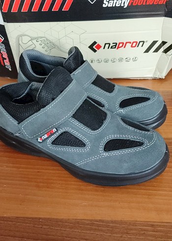 Diger Gri Erkek Spor Cırtcırtlı Sandalet - Görsel 4